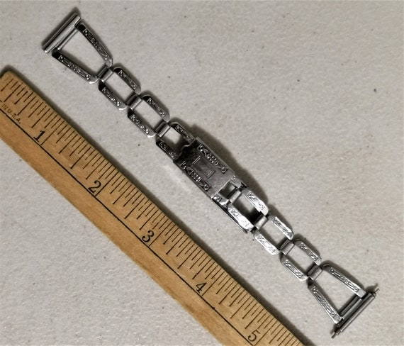 Vintage 1940s 17mm lugs Lady Watch Band Used - image 2