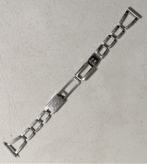 Vintage 1940s 17mm lugs Lady Watch Band Used - image 4