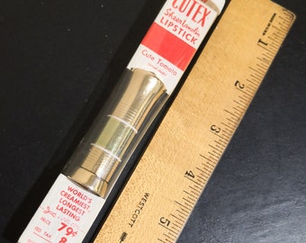 Vintage 1950s Cutex Sheen Landin Lipstick Cute Tomata NOS Rare  --  158A
