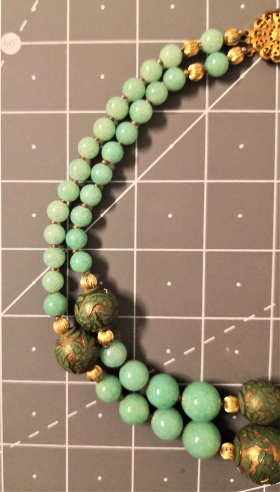 Vintage 1930s Estate found Very Beautiful Jade be… - image 6