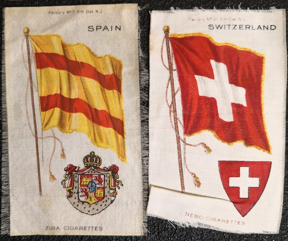 Antique NEBO Cigarette Silks lot of 10 Rare -- 613A