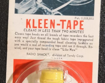 Vintage realistic kleen-tape 44-1151 tape Head cleaner NOS Sealed -- 909A