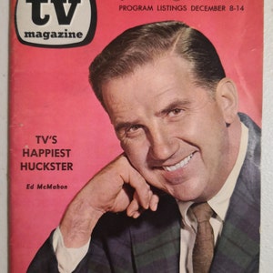1963 Ed McMahon &quot;TV Magazine&quot; (No Label) Scarce / Vintage (Johnny Carson) --  131A