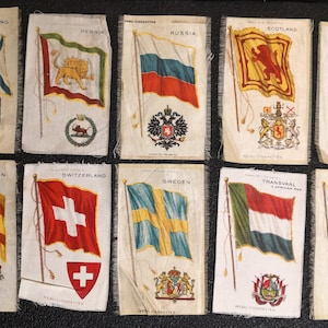 Antique NEBO Cigarette Silks lot of 10 Rare -- 613A