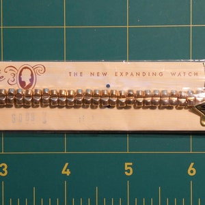 Vintage 1950s JB Champion Expansion Gold Filled Women Watch Band  NOS