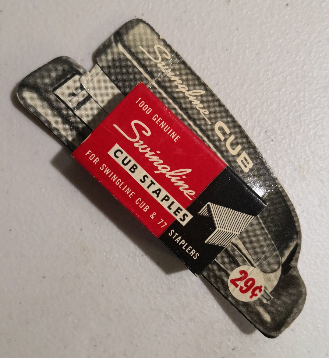 Vintage Swingline Cub Staples W/original ADVERTISING PROMO CARD 239A Etsy