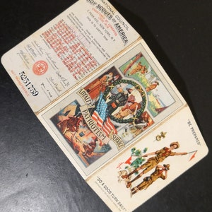 1930s Boy Scouts of America Membership Card -- 365A