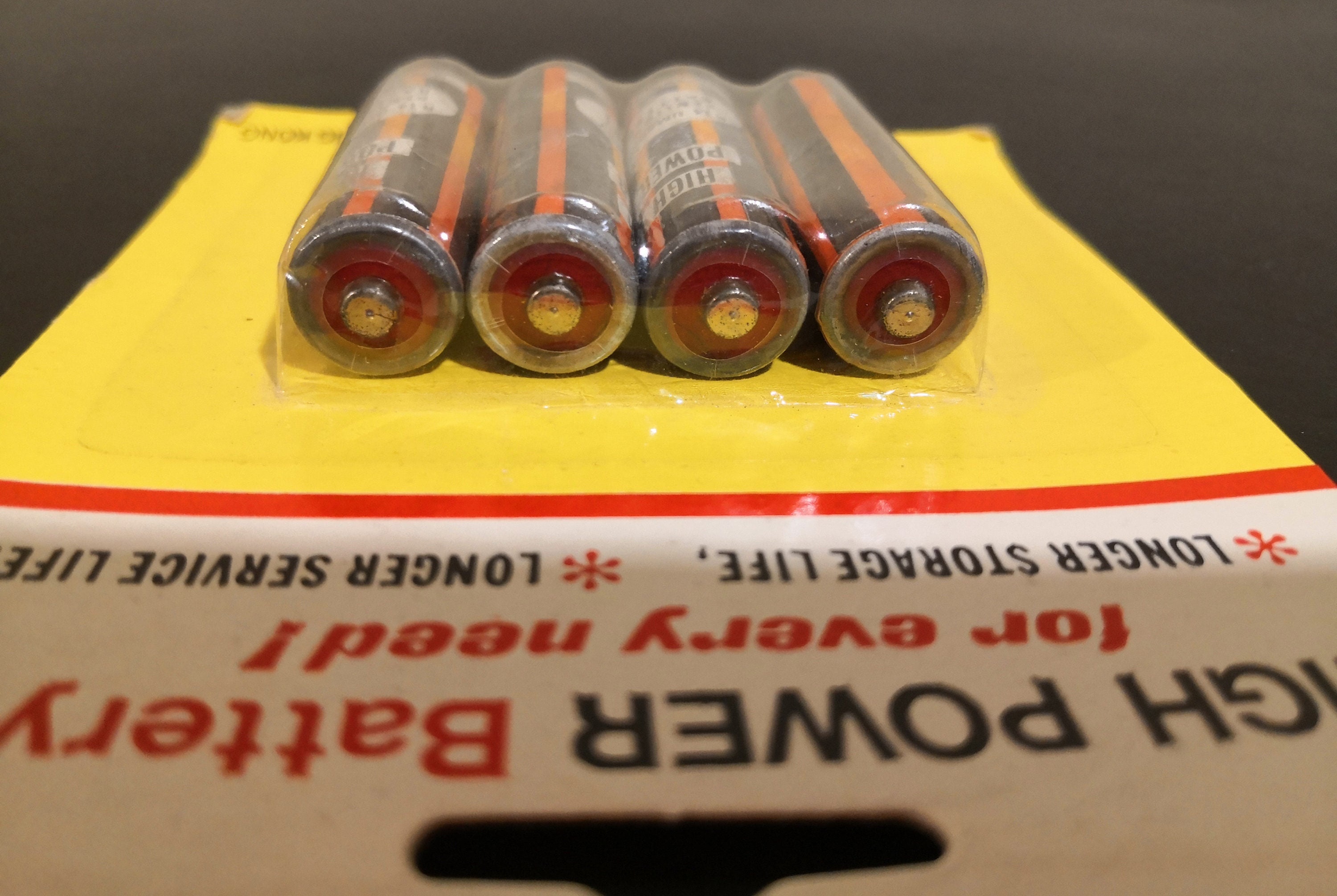 Vintage 1960s R14 UM3 Penlight Battery Made in Hong Kong NOS Sealed