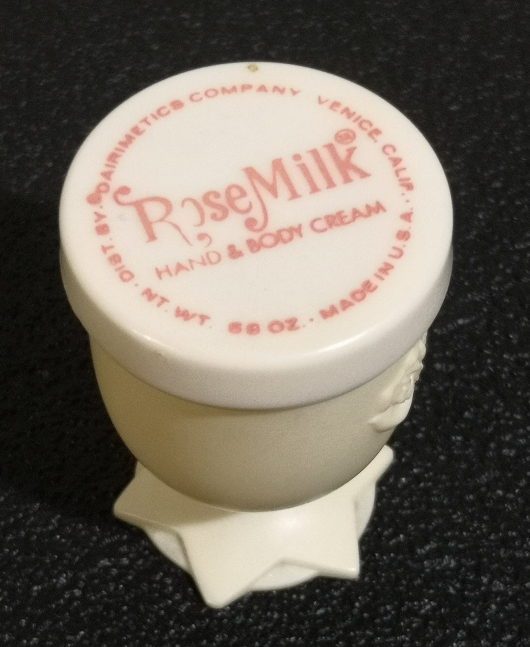 Vintage 1950s Rose Milk Hand & Body Cream Pink Empty Jar Etsy