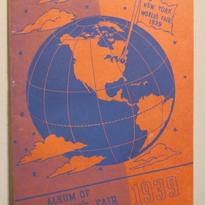 1939 New York World Fair Sticker Picture book Full Picture -- 665A