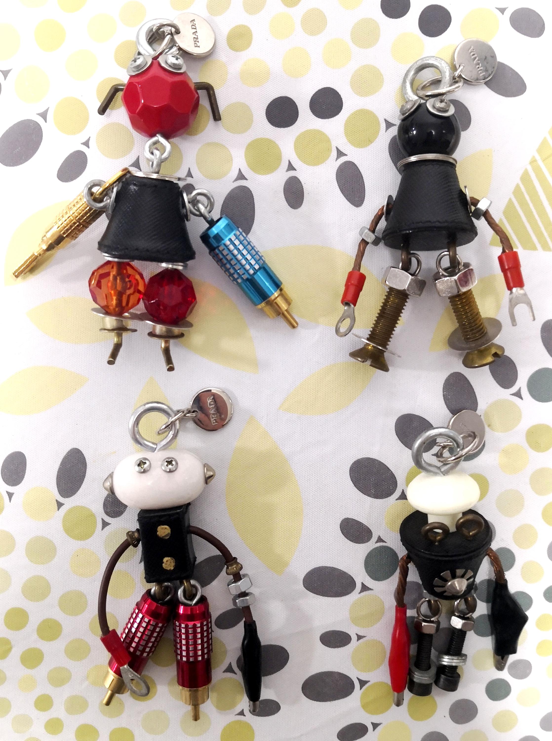 Prada Robot Keychain - Etsy