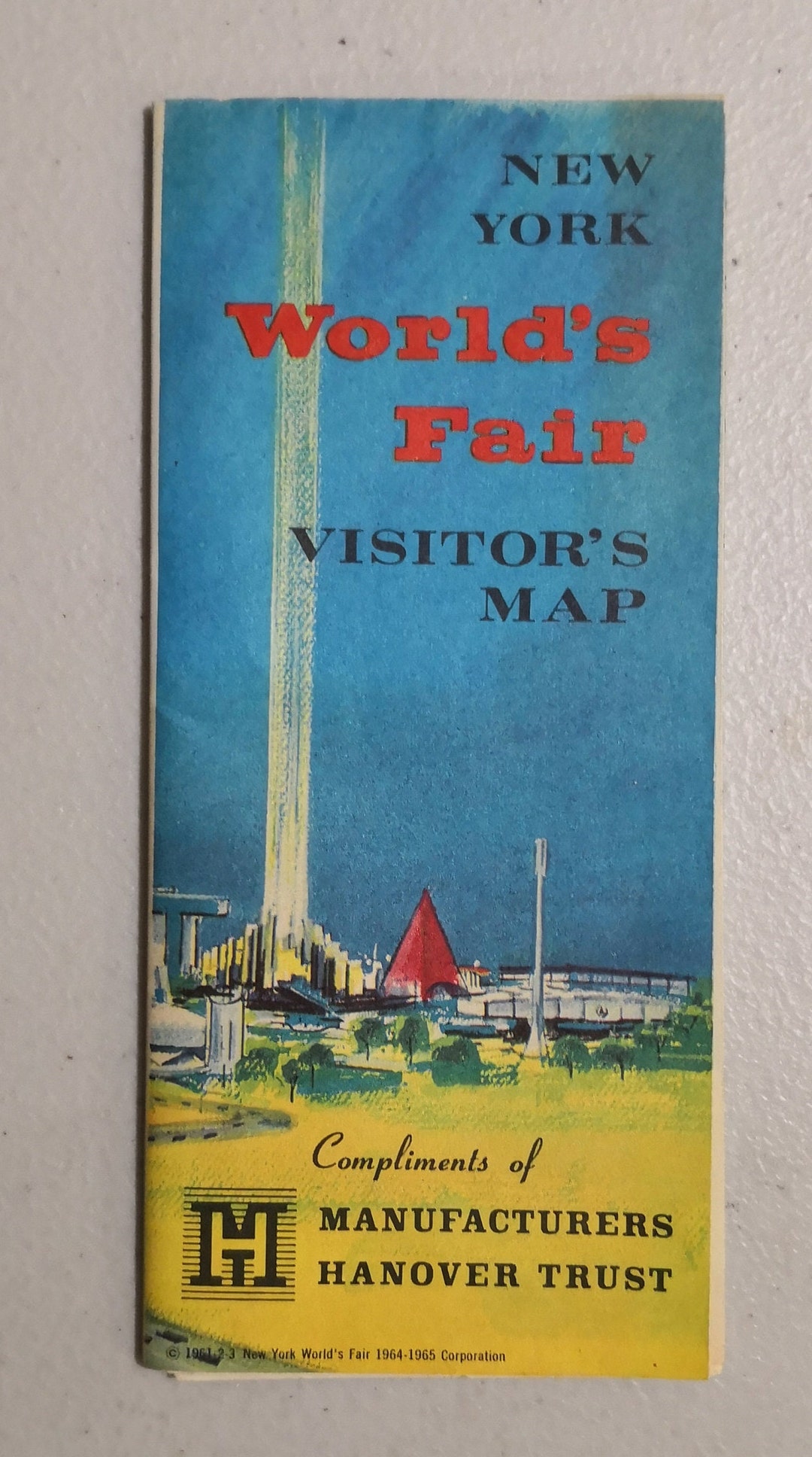 1964-1965 New York World's Fair Visitor's Fold Out MAP NYC 241A - Etsy