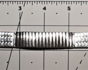Vintage 1950s JB Champion 18mm lugs Curve end Expansion Stainless Steel Watch Band