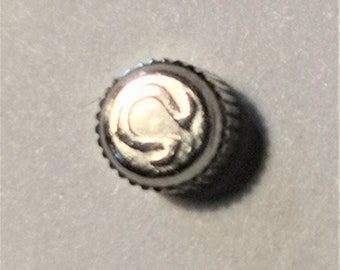 Vintage ORIGINAL OMEGA NOS Steel Crown 