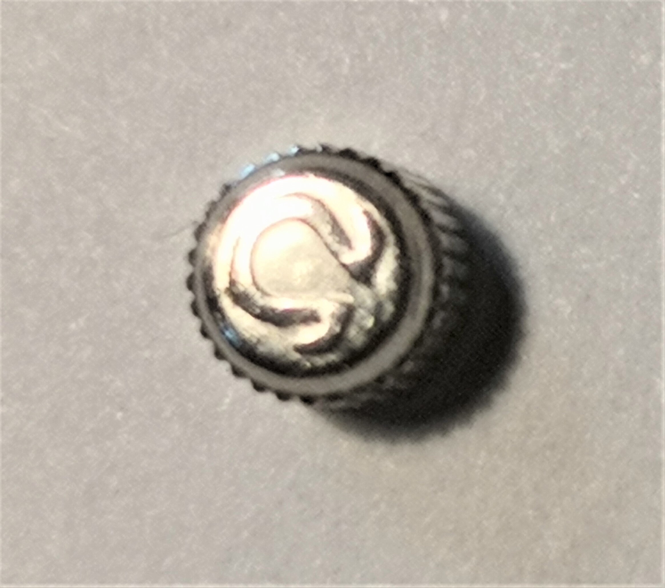 Vintage ORIGINAL OMEGA NOS Steel Crown 