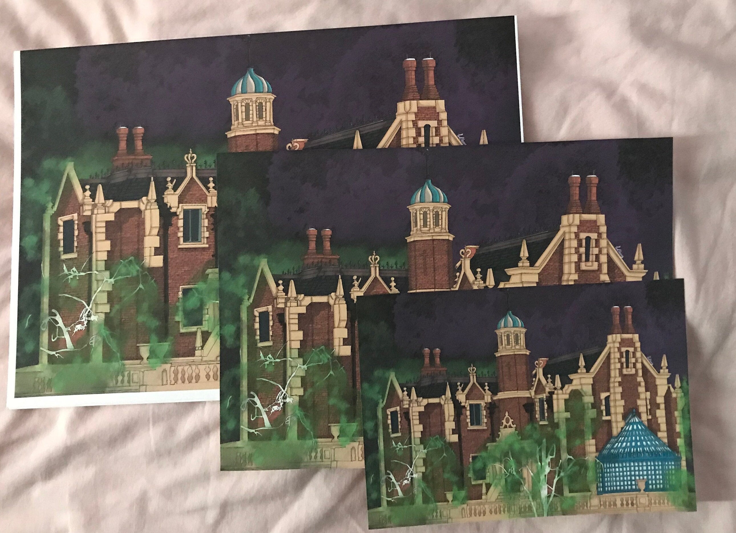 ディズニーワールド ホーンテッドマンション ディズニーアート 