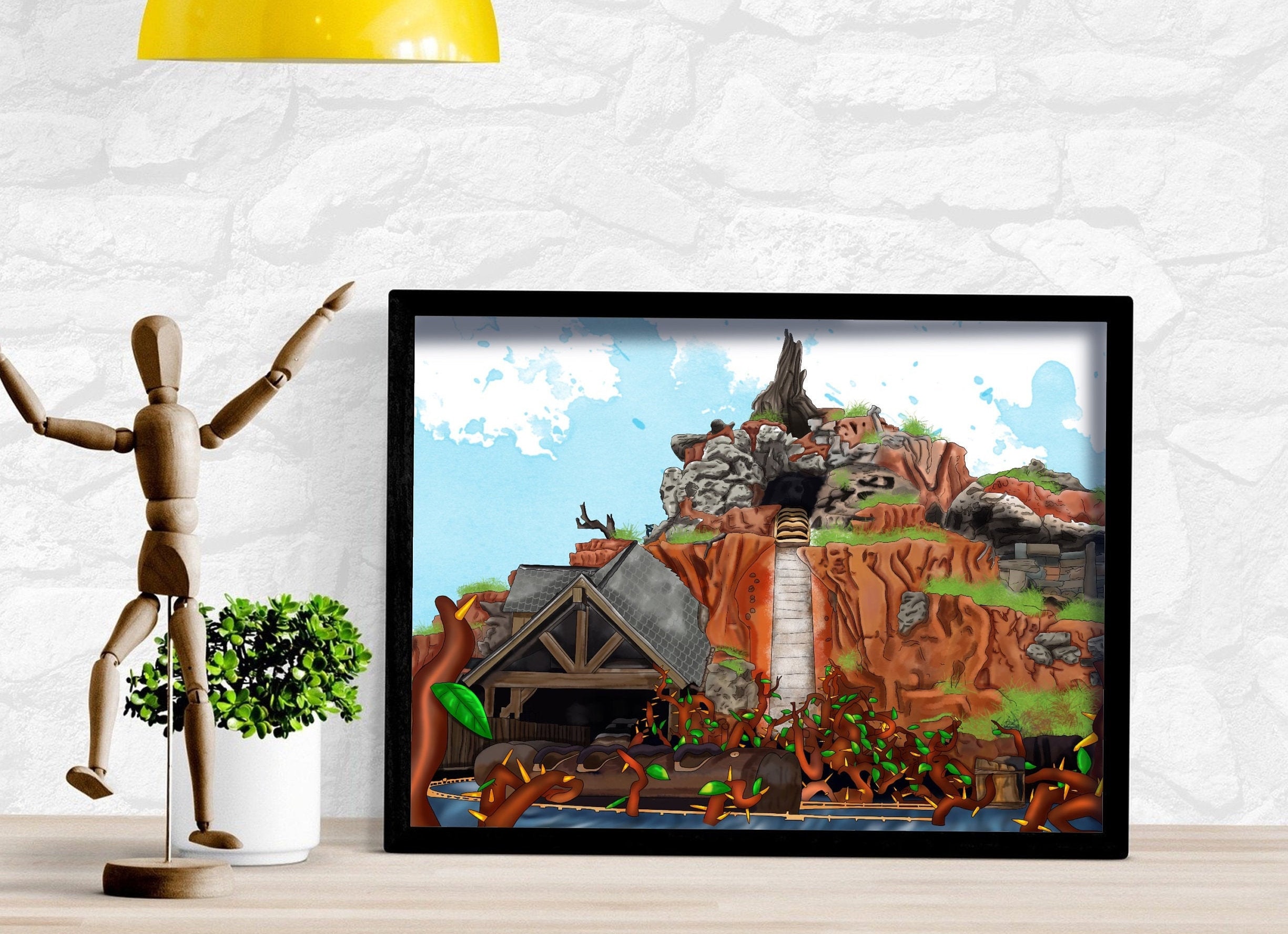 ディズニーワールド スプラッシュ マウンテン ディズニー アート