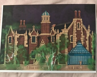 ディズニーワールド ホーンテッドマンション ディズニーアート