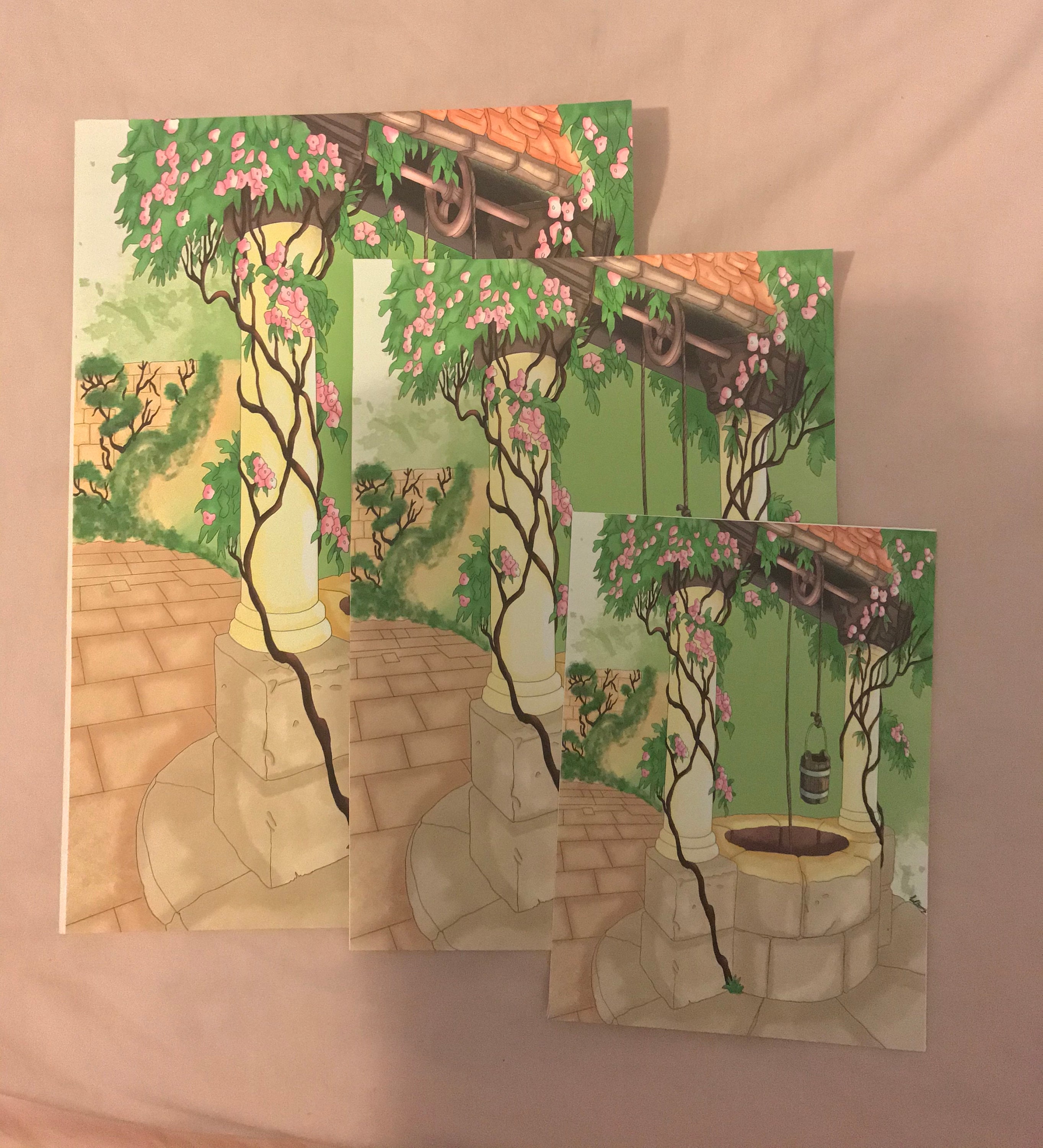 ディズニー 白雪姫と7人の小人 白雪姫の願いの井戸 ディズニーアート