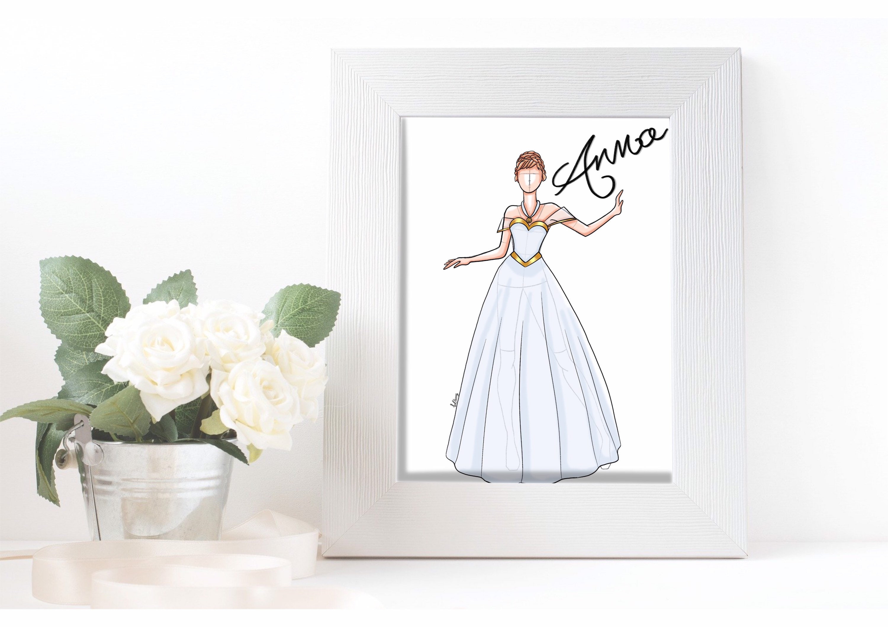 princess dresses drawing Princess Dress Clipart Bundle: 16 Flat Style PNG Illustrations (Digital Download