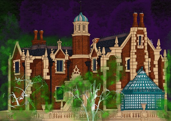 ディズニーワールド ホーンテッドマンション ディズニーアート