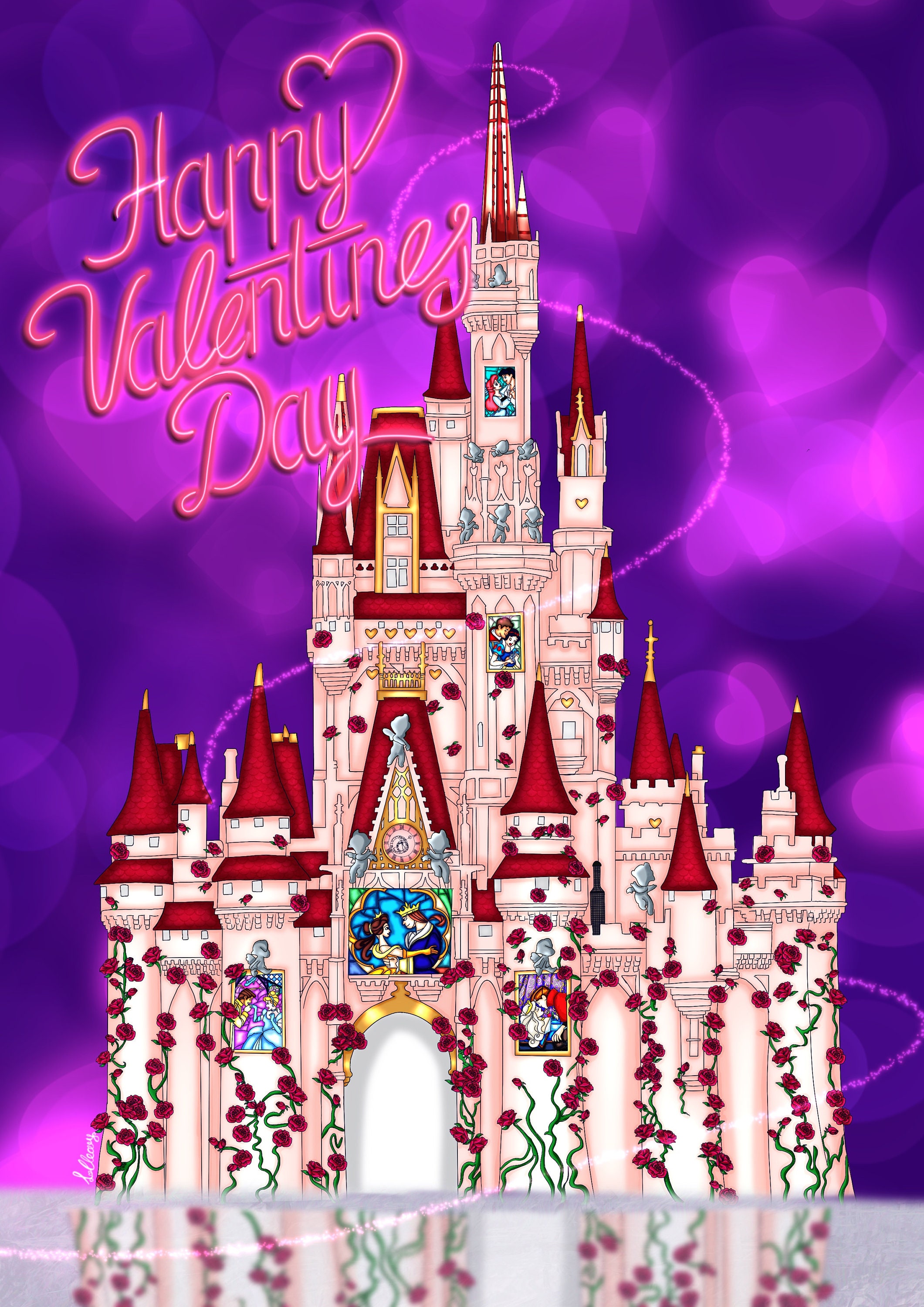 Disney Happy Valentines Day Wallpaper