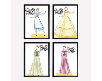 princess dress design drawing Draw and Color a Princess Dress and Some Accessories Drawings for Kids