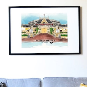 The Jolly Holiday Bakery Disney Art Illustration Watercolor Bedroom Nursery Decor