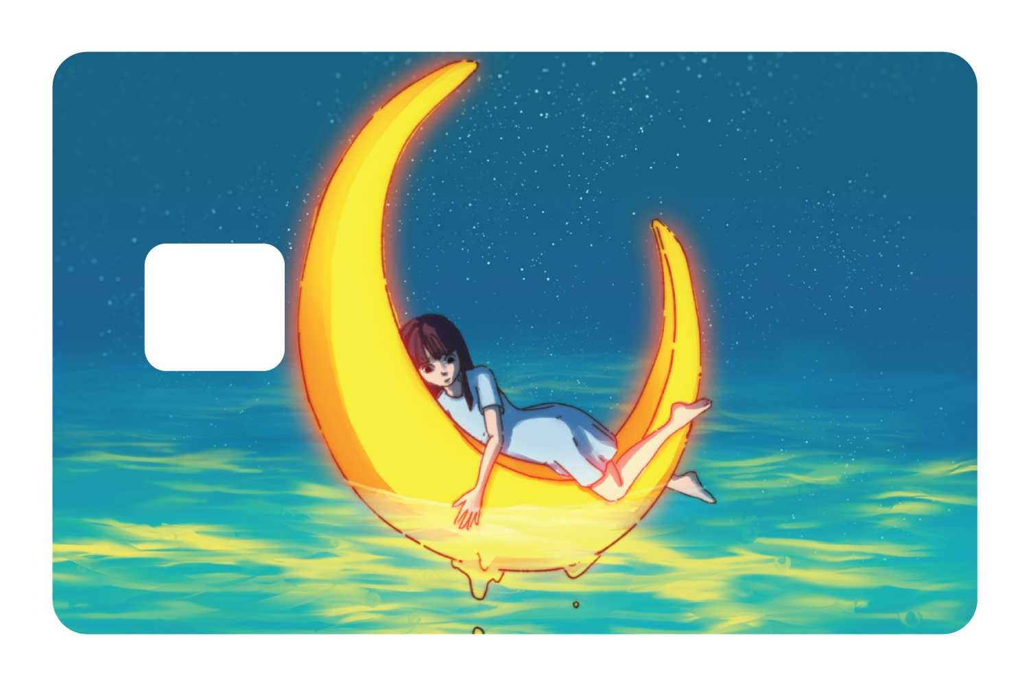 Mädchen auf dem Mond Etsy
