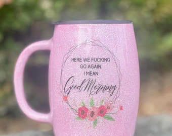 14oz Coffee Mug Double Walled Stainless Steel Tumbler