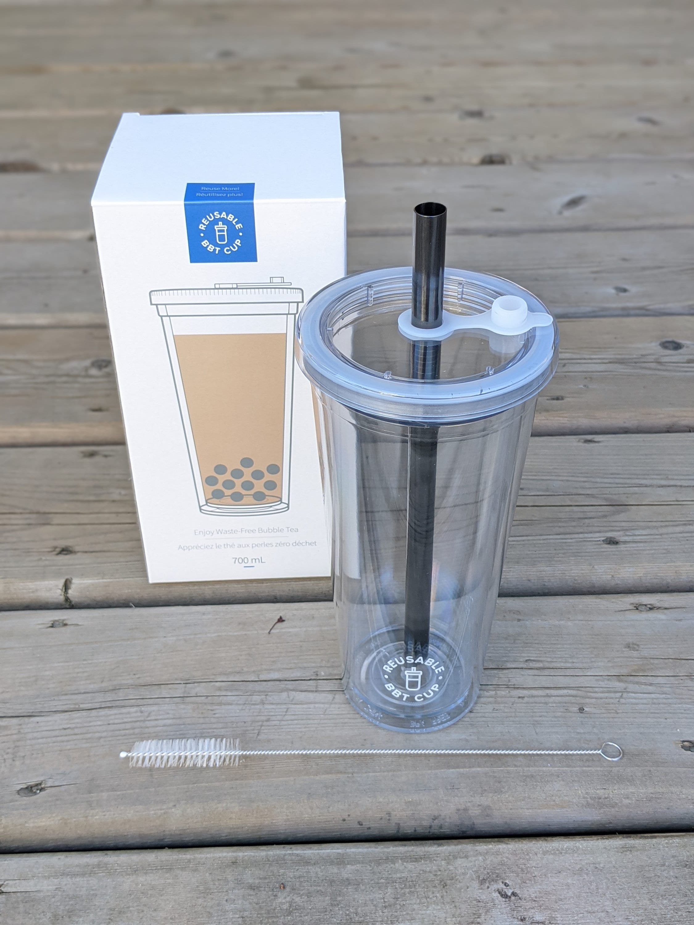 6 Pack Glass Cups Set - Glass Cups with Bamboo Lids and Glass Straw - Cute  Boba Drinking Glasses, Reusable Travel Tumbler Bottle for Iced Coffee