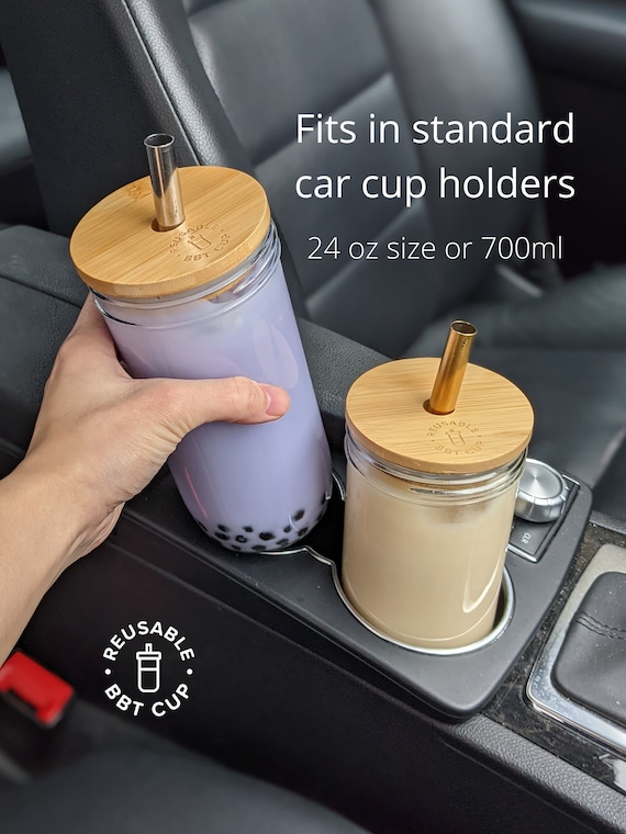 Leak Proof Reusable Boba Cup with Lid and Straws - 20 Oz Premium Double  Walled Bubble Tea Cup-Perfect for Boba Tumbler Lovers : : Home