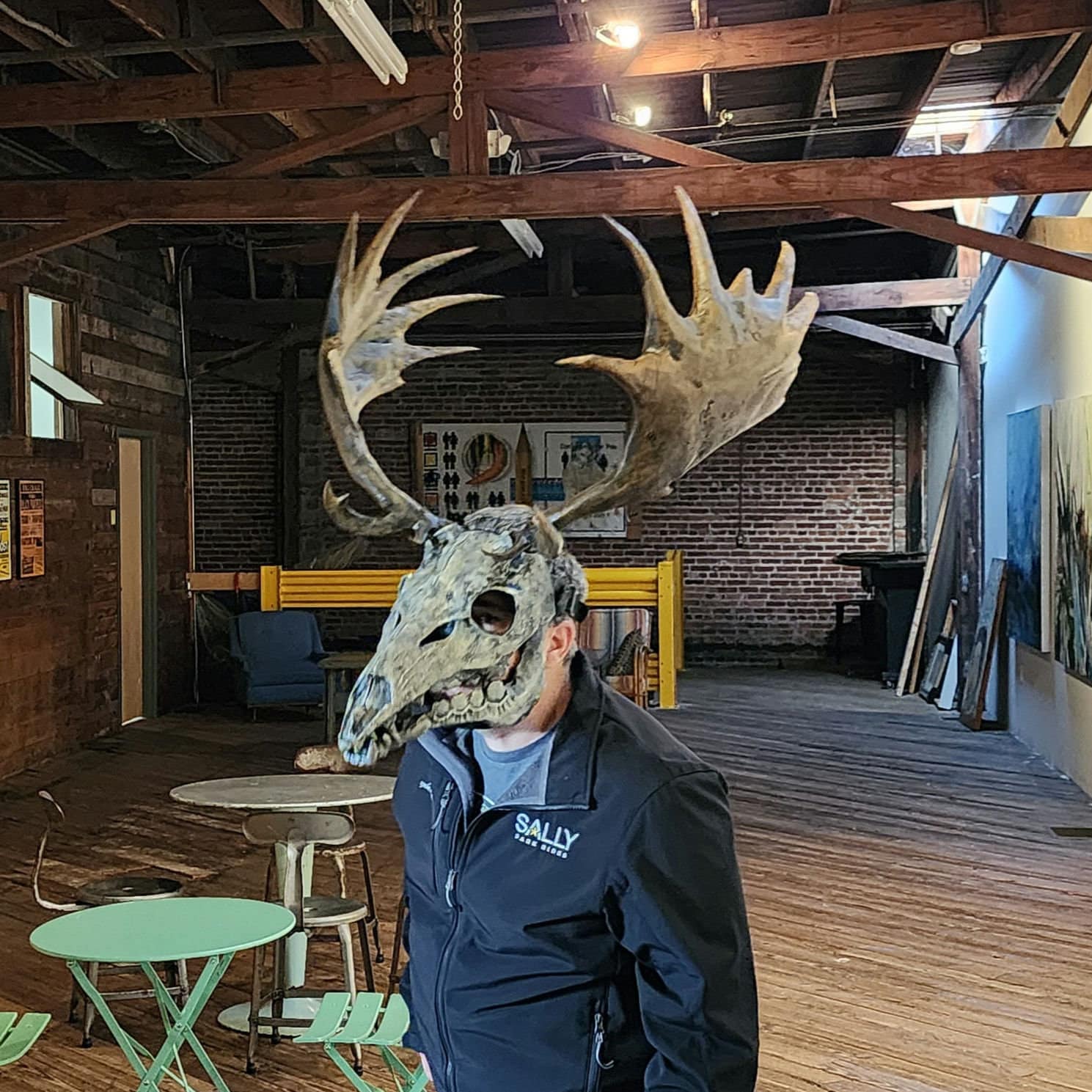 ヘラジカの角を持つウェンディゴのマスク - Etsy 日本