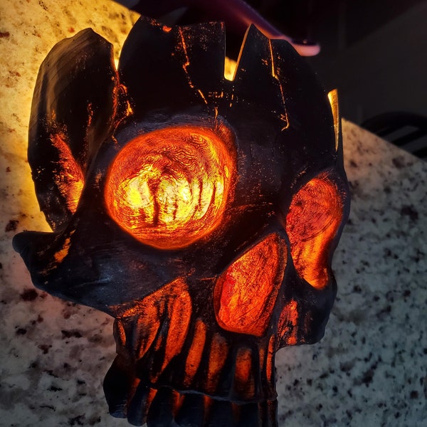 Skull Sconce Flame light