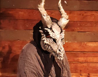 Dragon Skull Mask With Articulated Jaw - Etsy