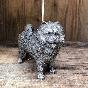 Black Chow Figurine