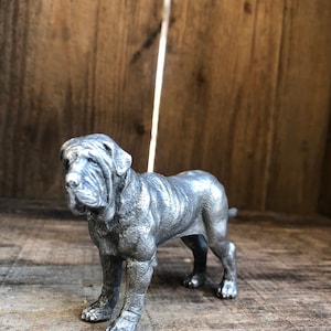 English Mastiff Pewter Figurine