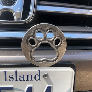 Paw License Plate Topper