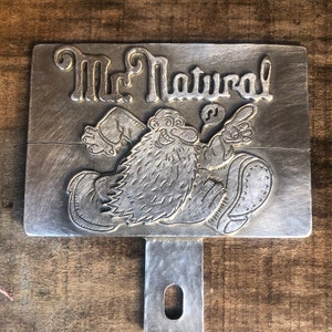 Natural License Plate Topper