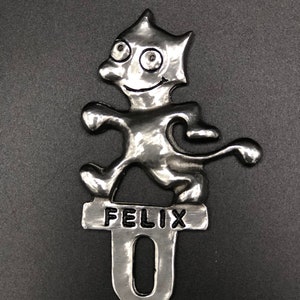 1940 Replica  Felix The Cat License Plate Topper
