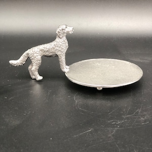 Pewter Goldendoodle Trinket Dish
