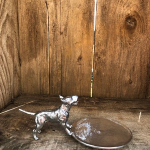 Pewter Bull Terrier Trinket Dish