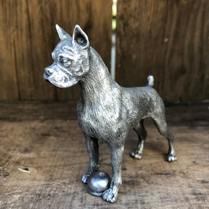 Zinn Boxer Kapuze Ornament