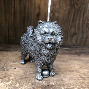 Schwarzer Chow Hood Ornament