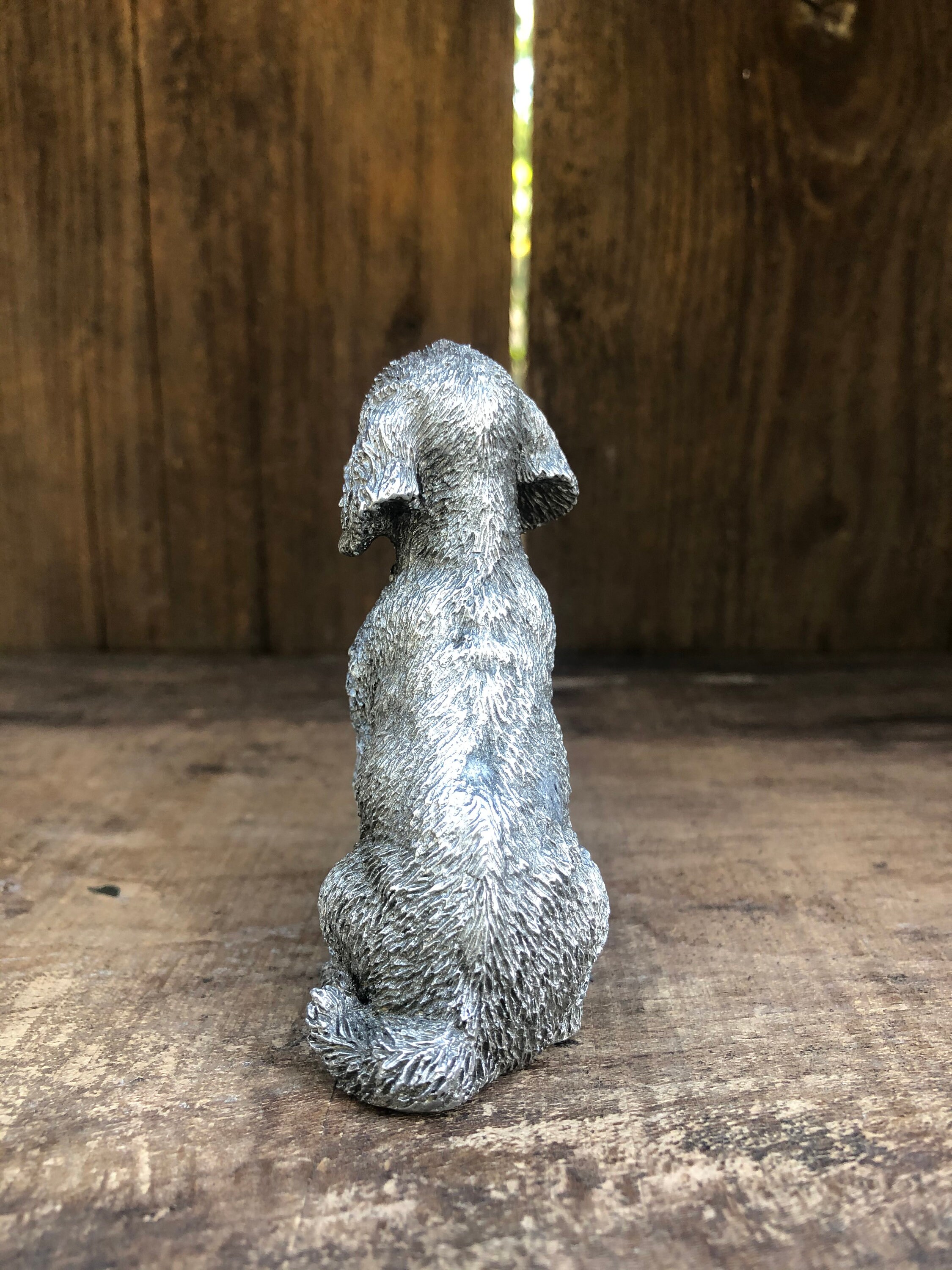 Goldendoodle Pewter Figurine Etsy UK