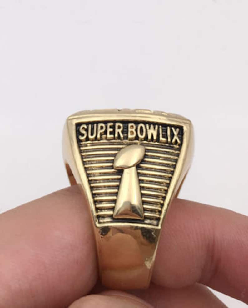 1974 Pittsburgh Steelers Super Bowl Championship Ring 18k Heavy Gold Plated *USA*