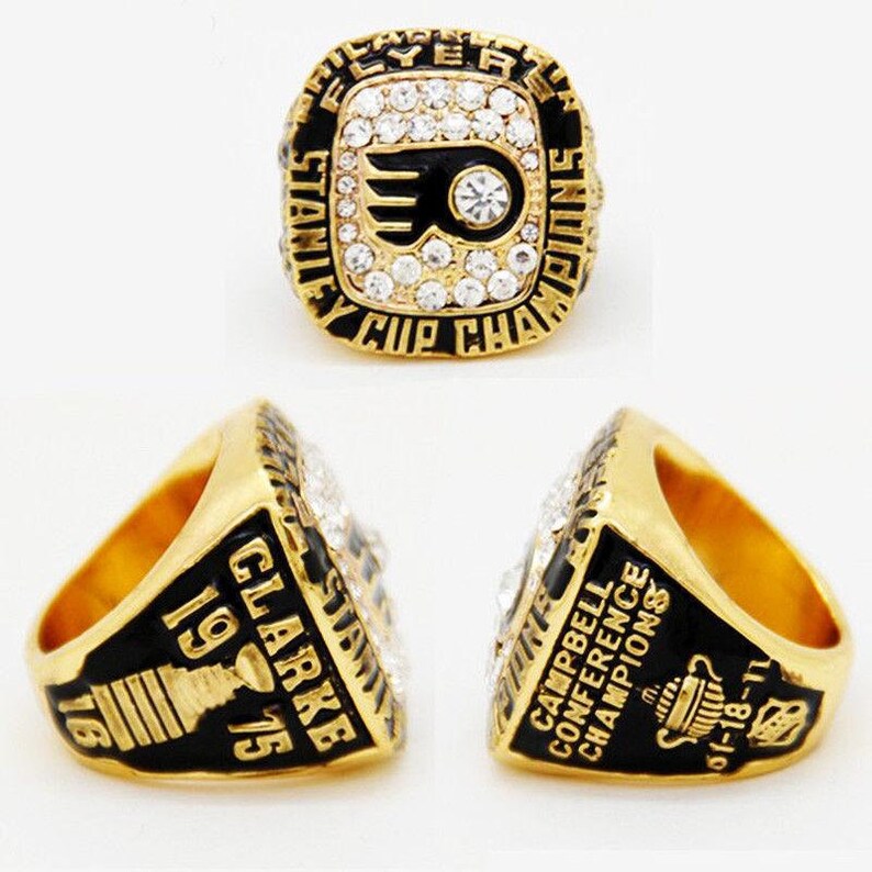 1975 Philadelphia Flyers Stanley Cup Championship Ring 18k | Etsy