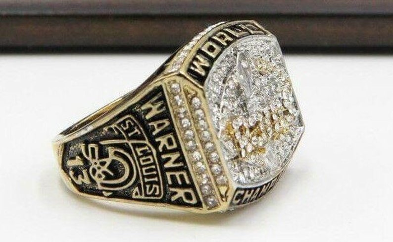 19992000 St. Louis Rams Super Bowl Championship Ring Huge Etsy