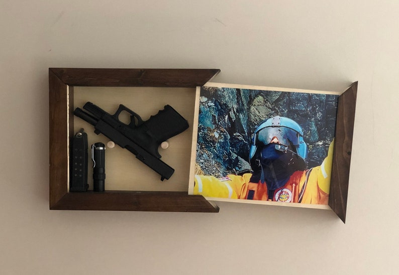 Hidden Gun Storage Picture Frame Etsy
