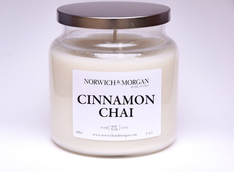 Cinnamon Chai 16oz Apothecary Soy Wax Candle